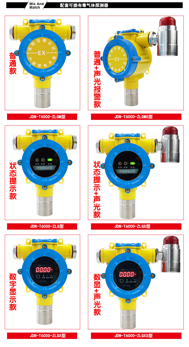有毒氯化物氣體報警器六款探測器